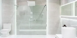 Descubre las últimas tendencias en mamparas de ducha para tu cuarto de baño. Desde perfiles en negro, barrotes y cristales ahumados hasta mamparas en blanco, con opciones innovadoras como vidrio Ecliptek
