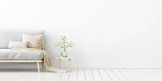 La décoration minimaliste des maisons blanches